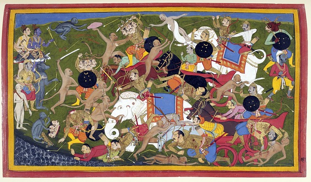 dipinto eruzione Vesuvio XVII secolo
