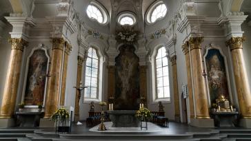 interno chiesa San Nicola a Pistaso